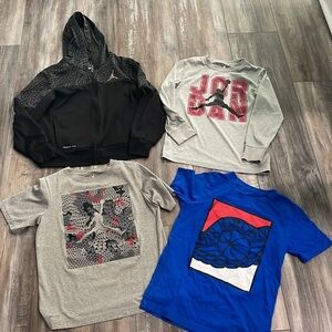 Nike Air Jordan Boys medium shirt, tee, jacket llot